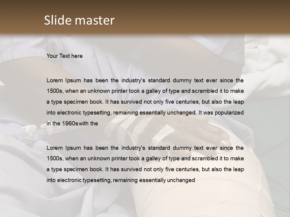 Surgery Medical Instrument Pain PowerPoint Template