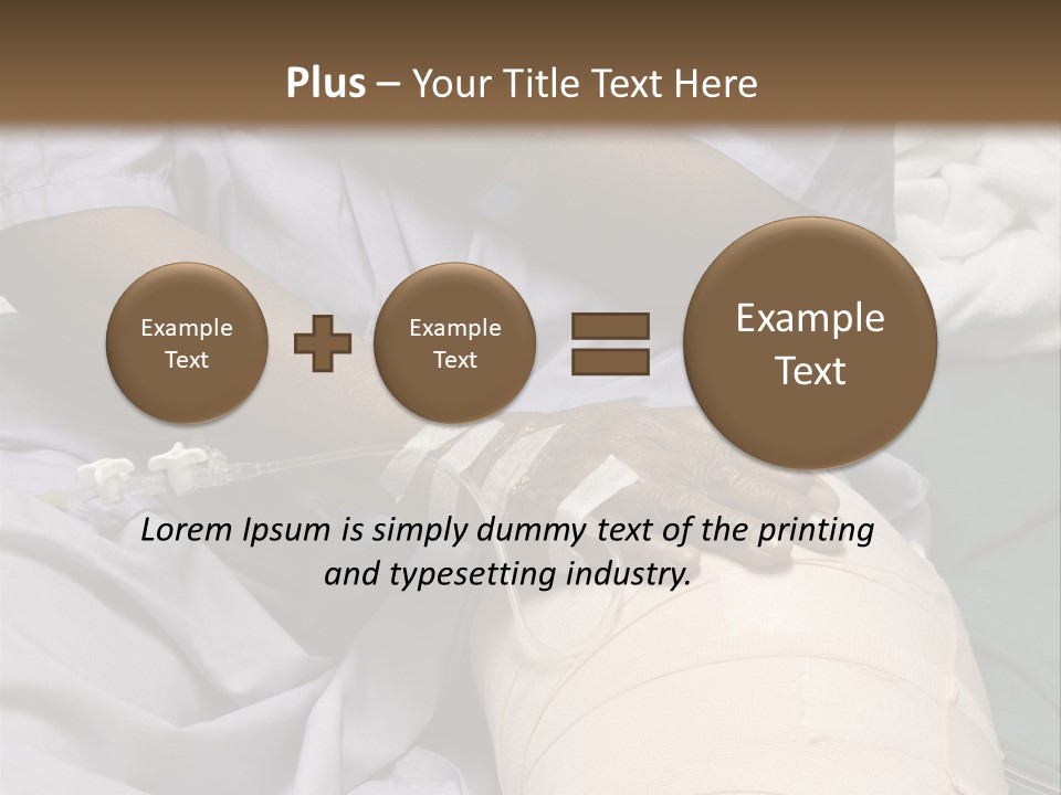 Surgery Medical Instrument Pain PowerPoint Template