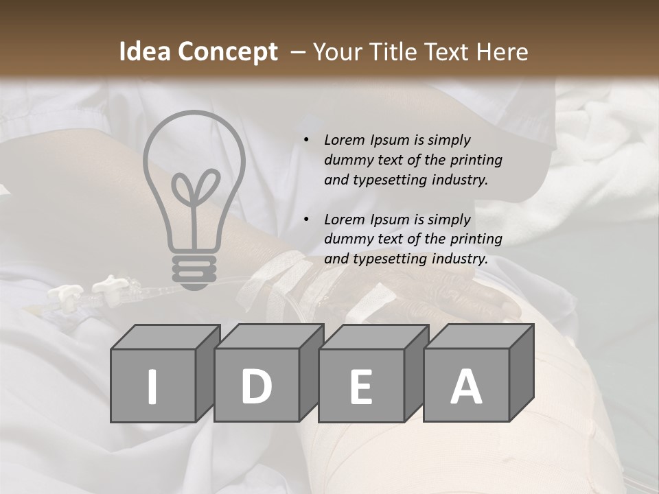 Surgery Medical Instrument Pain PowerPoint Template