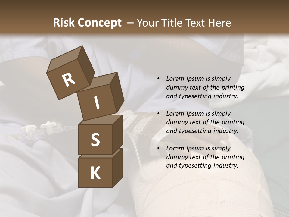 Surgery Medical Instrument Pain PowerPoint Template