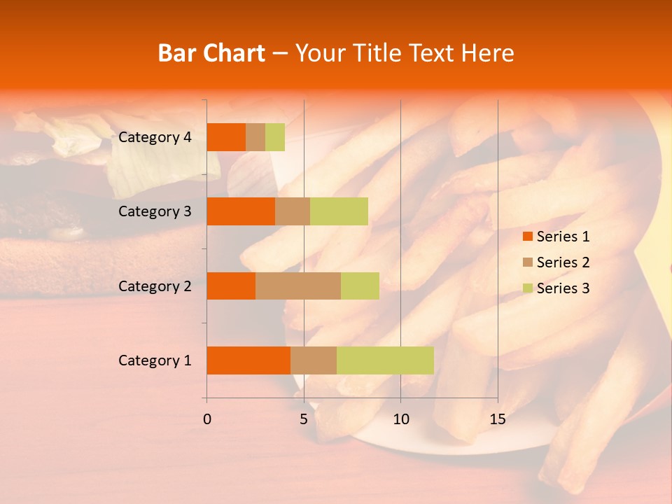 Hamburger Leaf Lettuce Prepared Potato PowerPoint Template