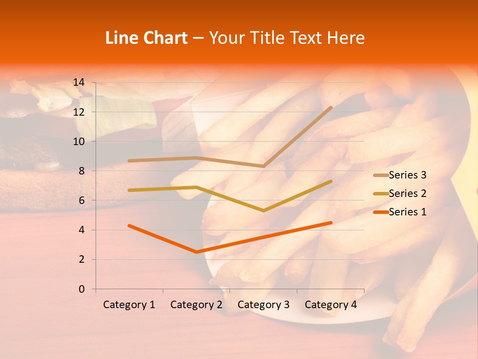 Hamburger Leaf Lettuce Prepared Potato PowerPoint Template