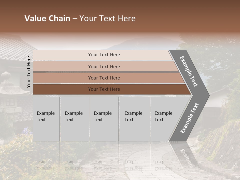 Tranquil Scene Famous Place Residential Structure PowerPoint Template