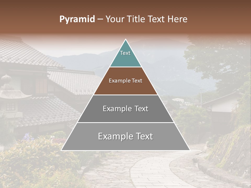 Tranquil Scene Famous Place Residential Structure PowerPoint Template