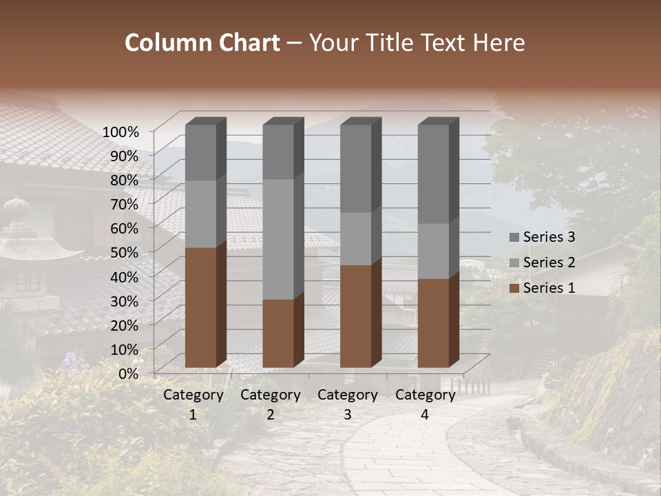 Tranquil Scene Famous Place Residential Structure PowerPoint Template