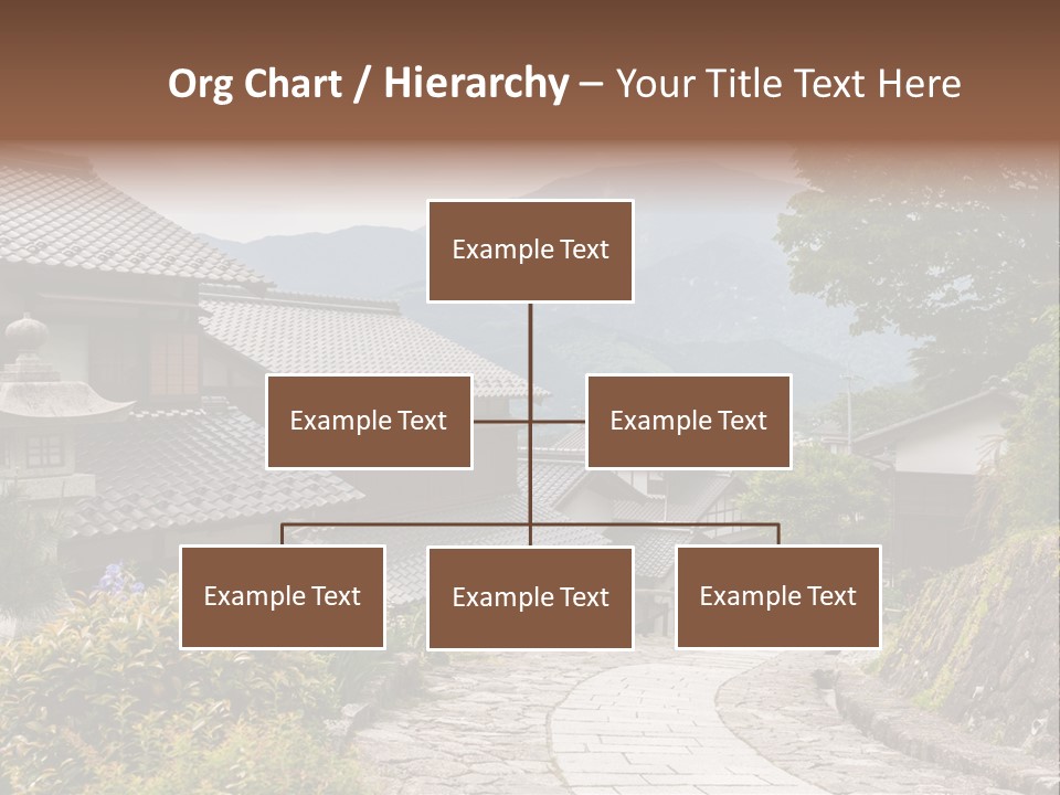 Tranquil Scene Famous Place Residential Structure PowerPoint Template