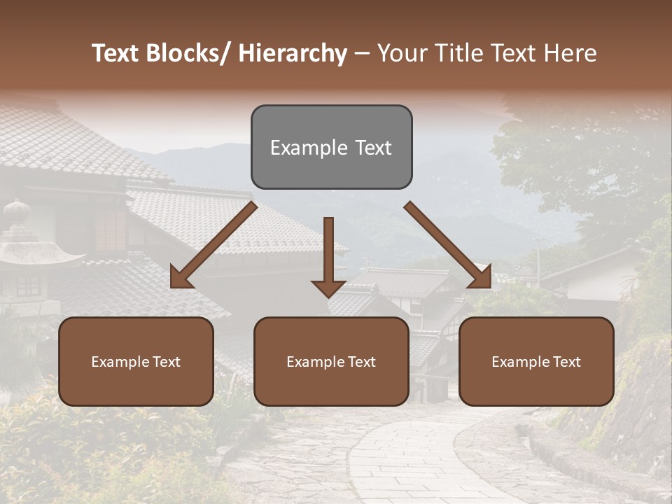 Tranquil Scene Famous Place Residential Structure PowerPoint Template