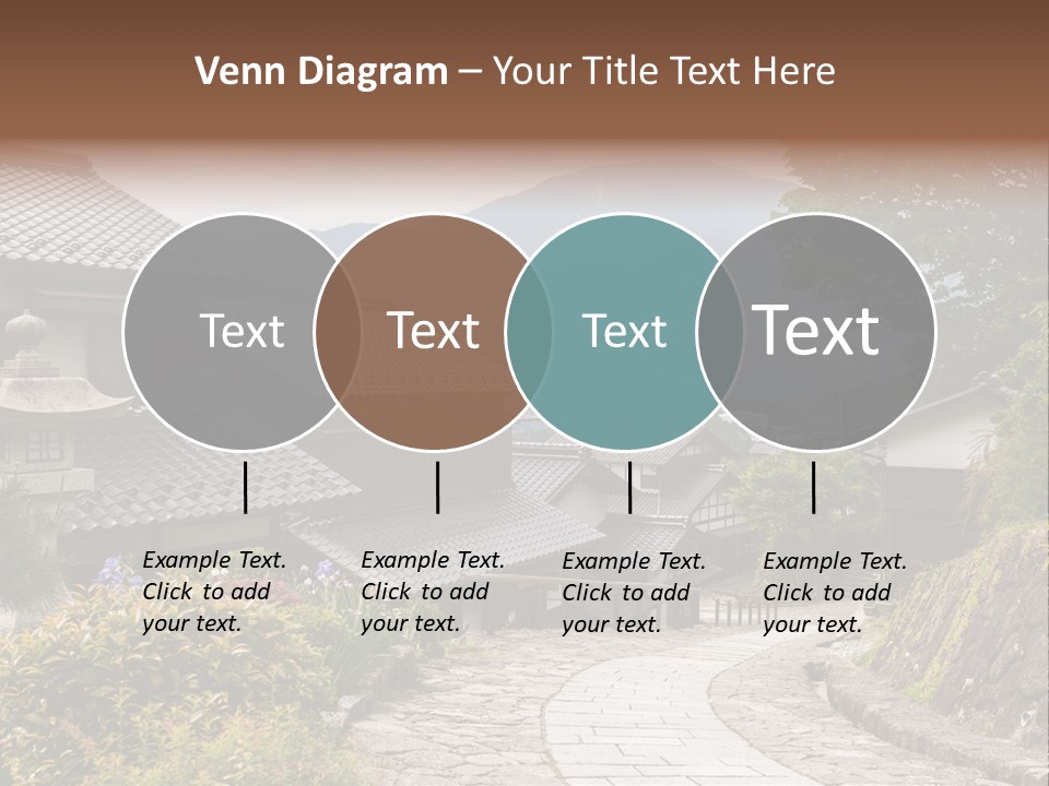 Tranquil Scene Famous Place Residential Structure PowerPoint Template