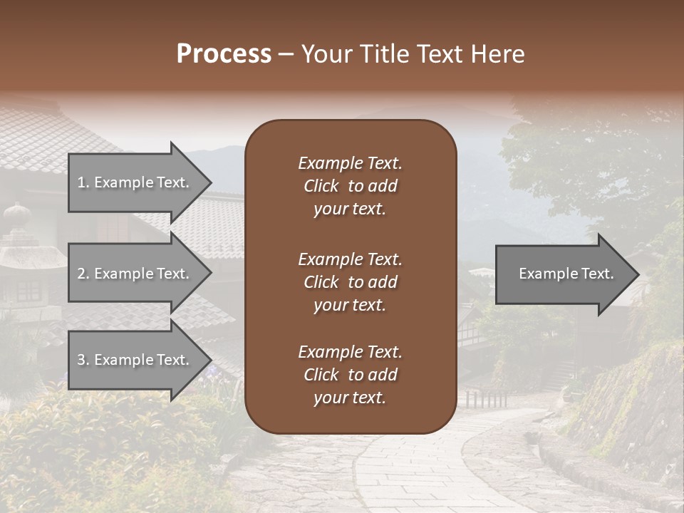 Tranquil Scene Famous Place Residential Structure PowerPoint Template