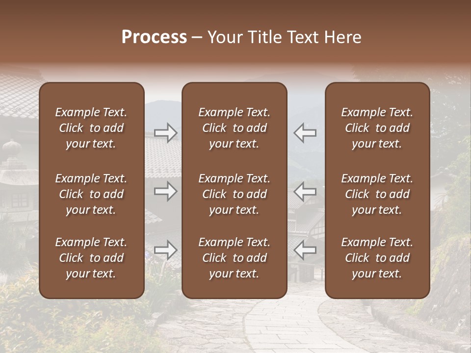 Tranquil Scene Famous Place Residential Structure PowerPoint Template