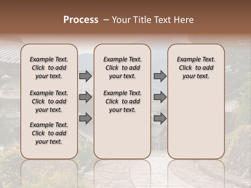 Tranquil Scene Famous Place Residential Structure PowerPoint Template