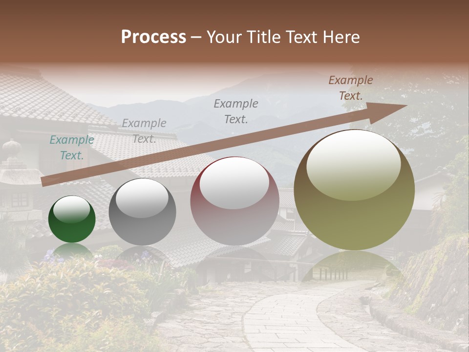 Tranquil Scene Famous Place Residential Structure PowerPoint Template