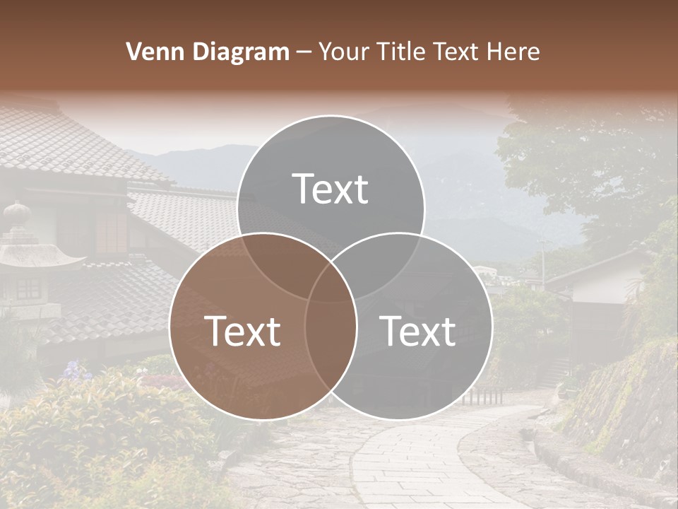 Tranquil Scene Famous Place Residential Structure PowerPoint Template