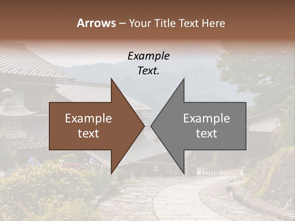 Tranquil Scene Famous Place Residential Structure PowerPoint Template