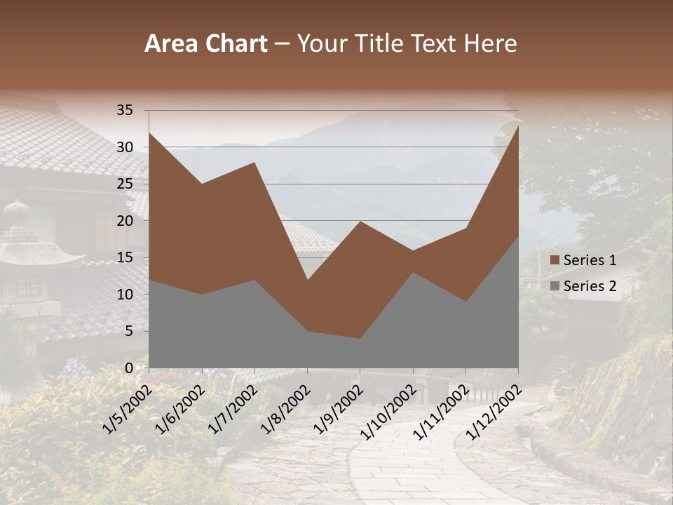 Tranquil Scene Famous Place Residential Structure PowerPoint Template