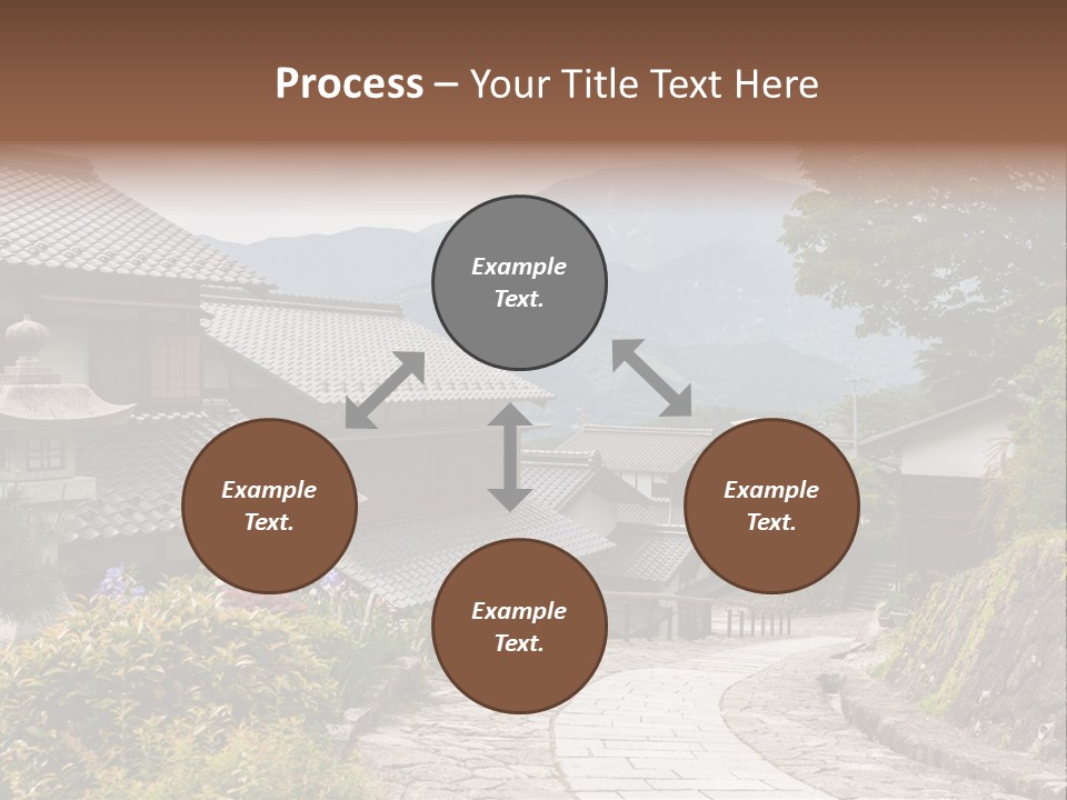 Tranquil Scene Famous Place Residential Structure PowerPoint Template