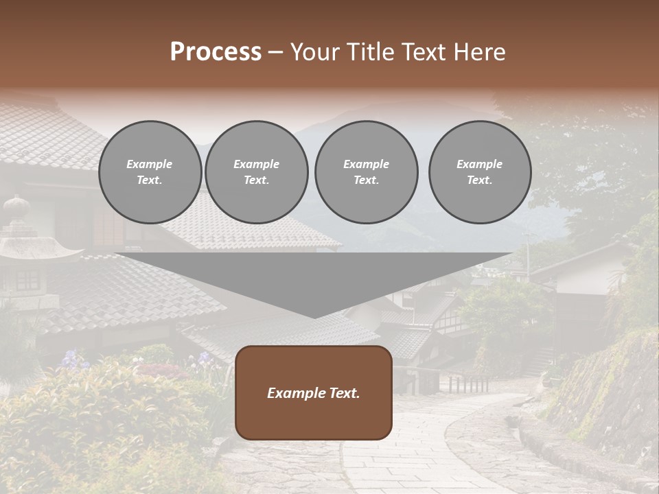 Tranquil Scene Famous Place Residential Structure PowerPoint Template