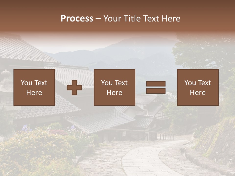 Tranquil Scene Famous Place Residential Structure PowerPoint Template