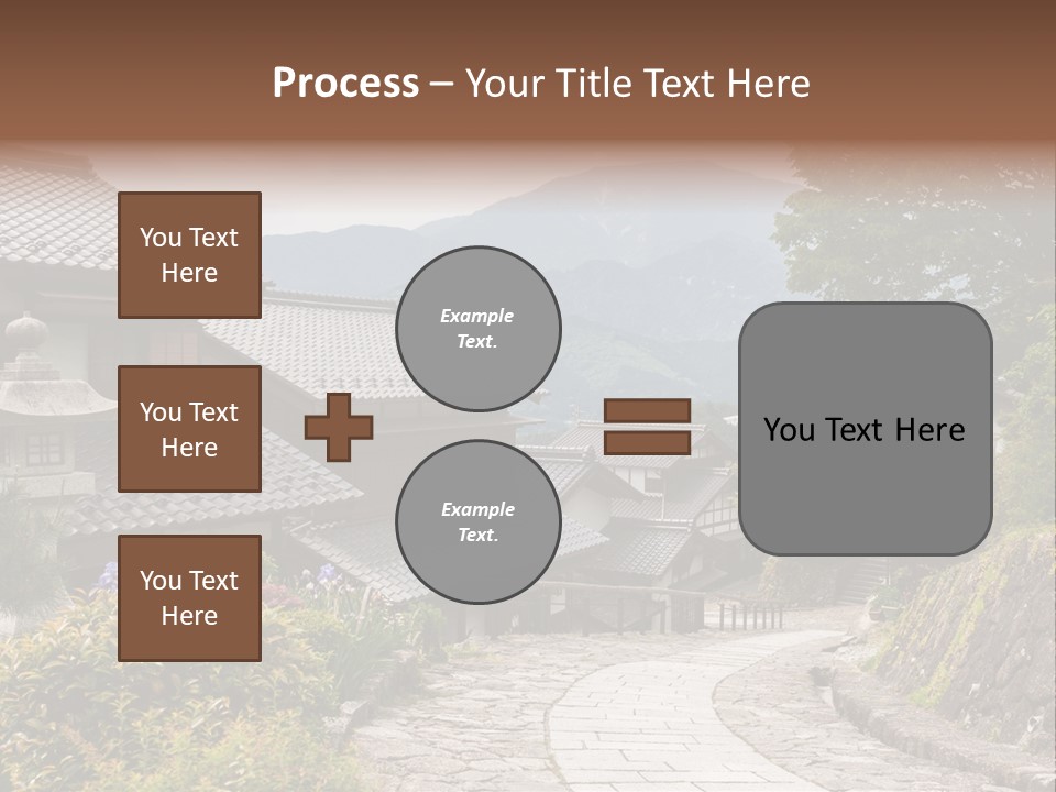 Tranquil Scene Famous Place Residential Structure PowerPoint Template