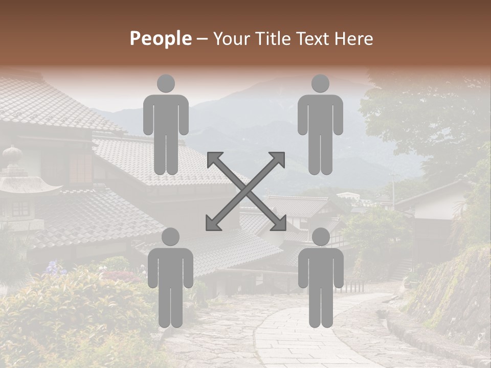 Tranquil Scene Famous Place Residential Structure PowerPoint Template