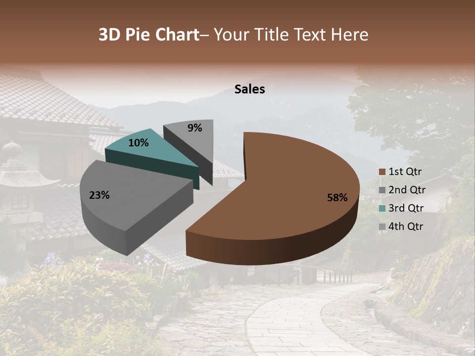 Tranquil Scene Famous Place Residential Structure PowerPoint Template