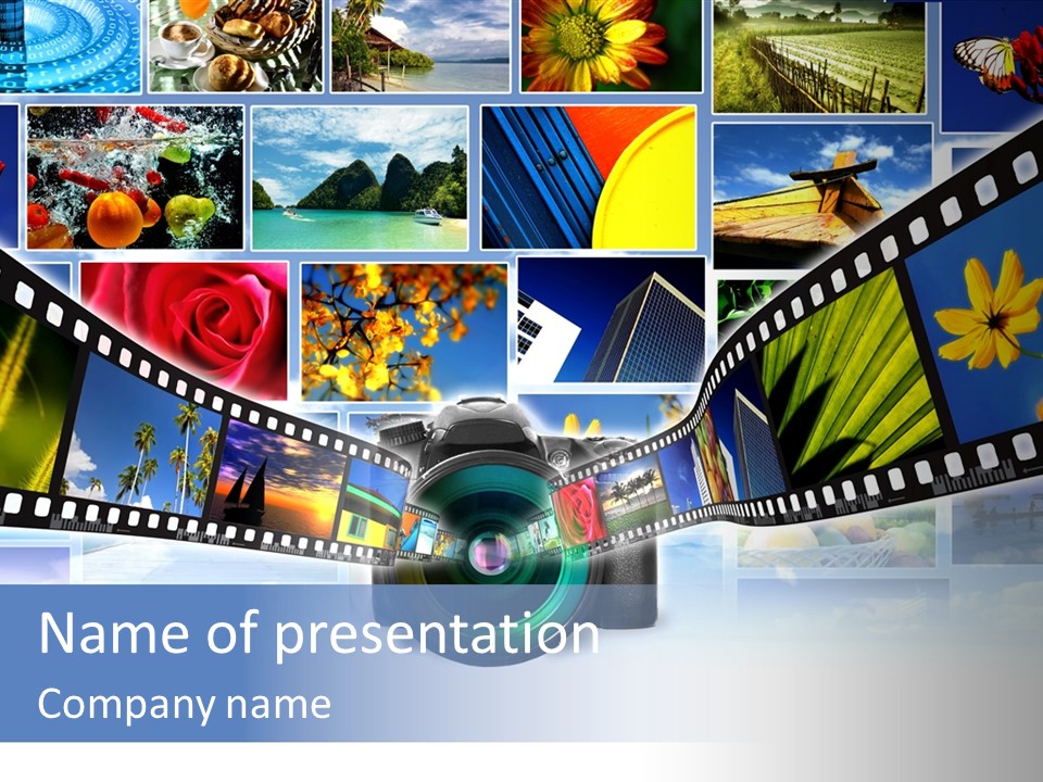 Imaging Slr Hobby PowerPoint Template