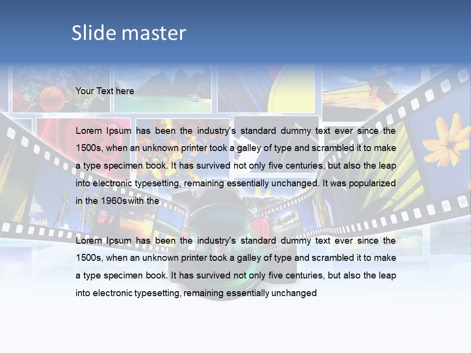 Imaging Slr Hobby PowerPoint Template