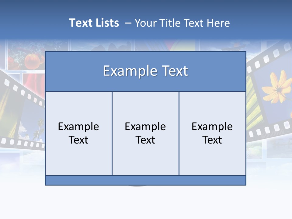 Imaging Slr Hobby PowerPoint Template