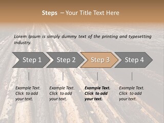 Timber Lumber Trunk Of Tree PowerPoint Template