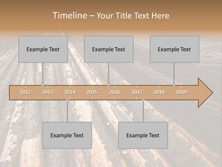 Timber Lumber Trunk Of Tree PowerPoint Template
