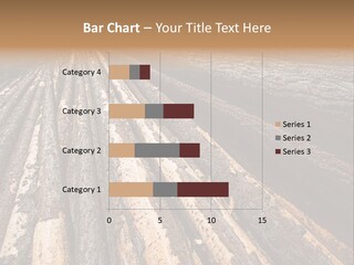 Timber Lumber Trunk Of Tree PowerPoint Template