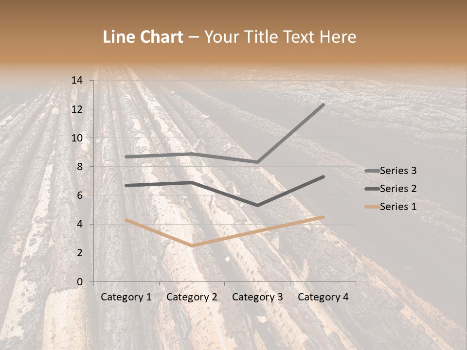 Timber Lumber Trunk Of Tree PowerPoint Template