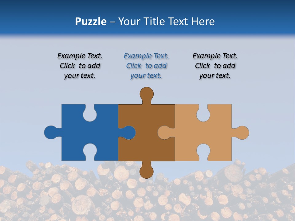 Green Hoop Pine Lumber PowerPoint Template