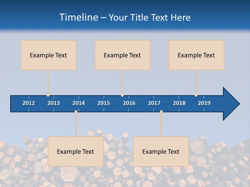 Green Hoop Pine Lumber PowerPoint Template