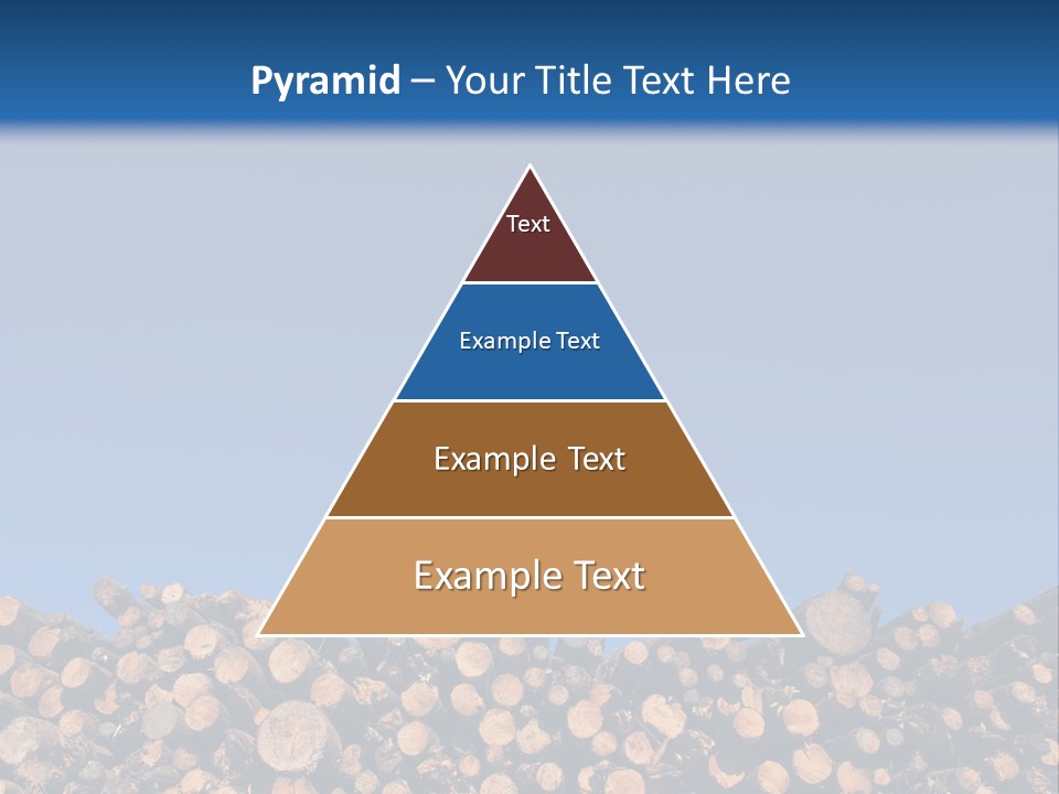 Green Hoop Pine Lumber PowerPoint Template