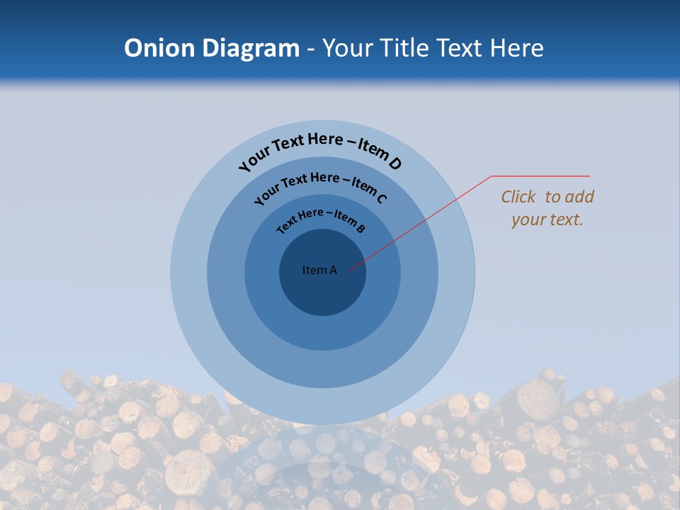 Green Hoop Pine Lumber PowerPoint Template