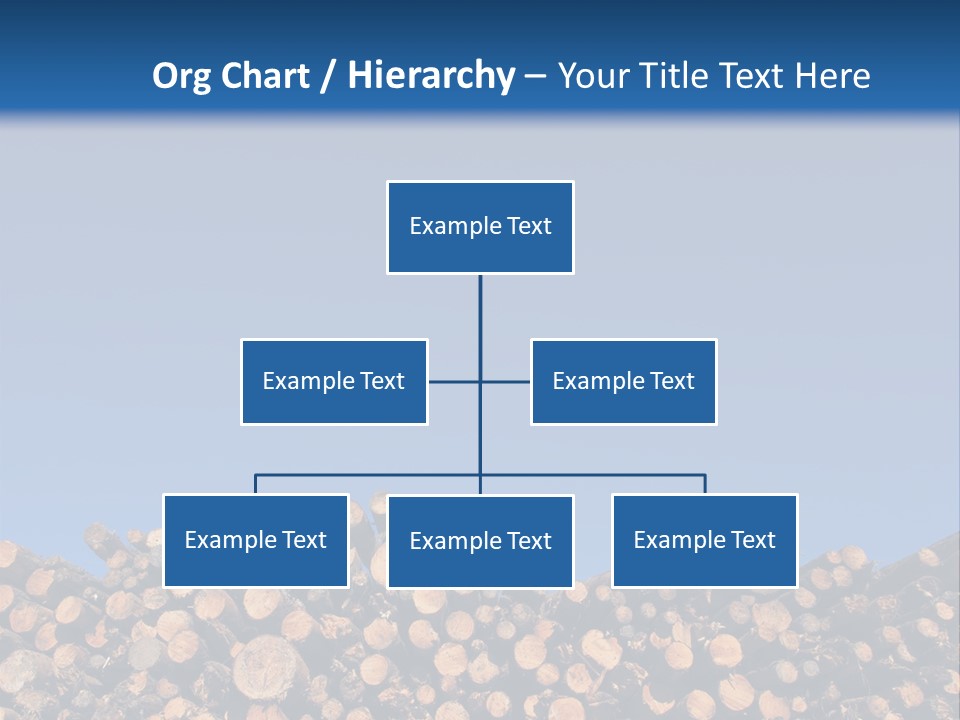 Green Hoop Pine Lumber PowerPoint Template