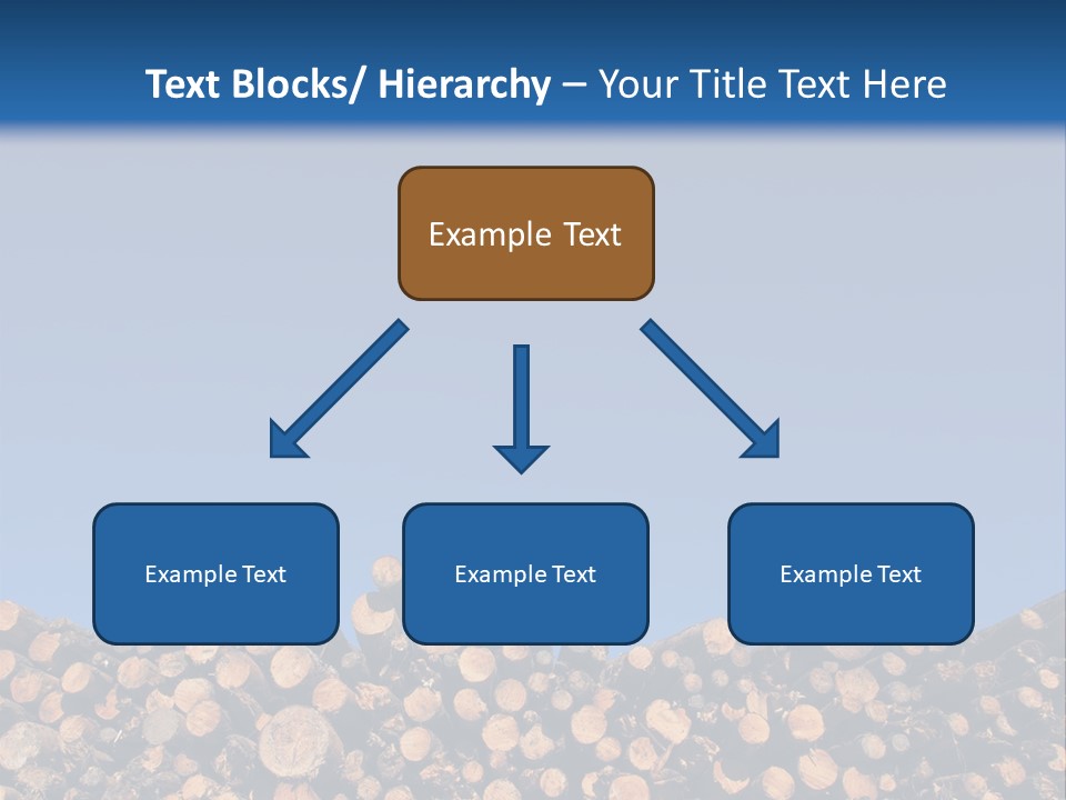Green Hoop Pine Lumber PowerPoint Template
