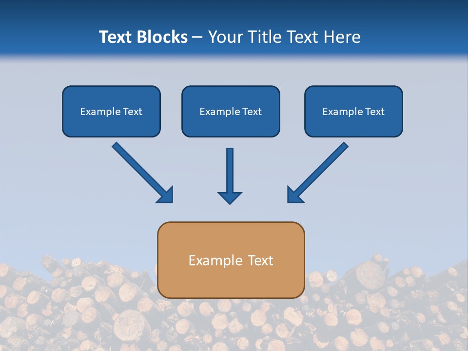 Green Hoop Pine Lumber PowerPoint Template
