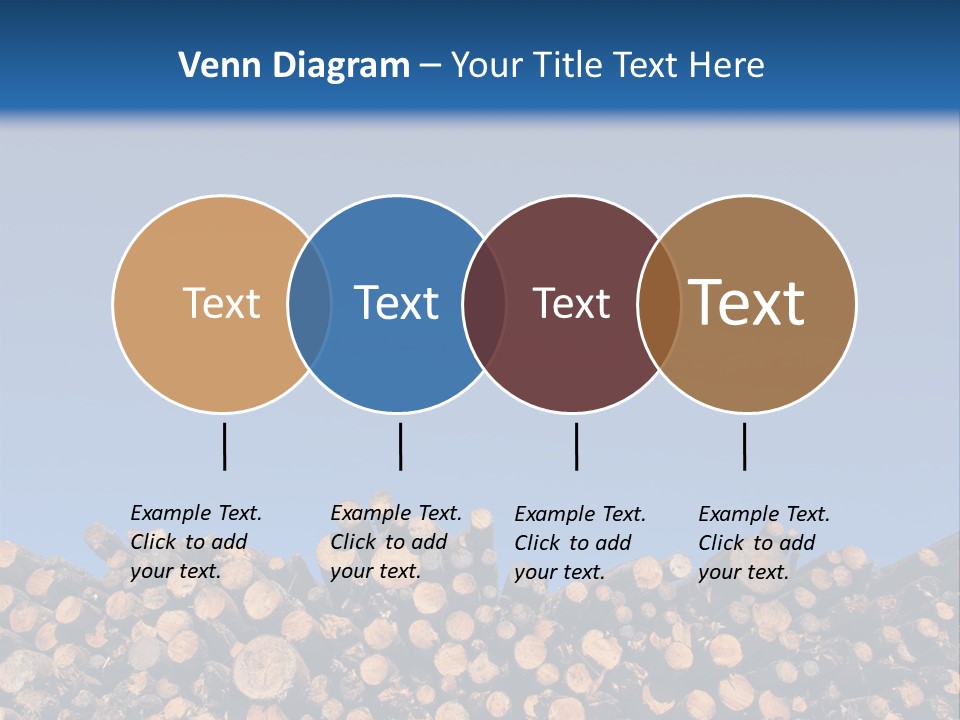 Green Hoop Pine Lumber PowerPoint Template