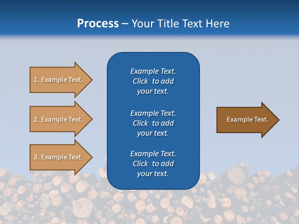 Green Hoop Pine Lumber PowerPoint Template