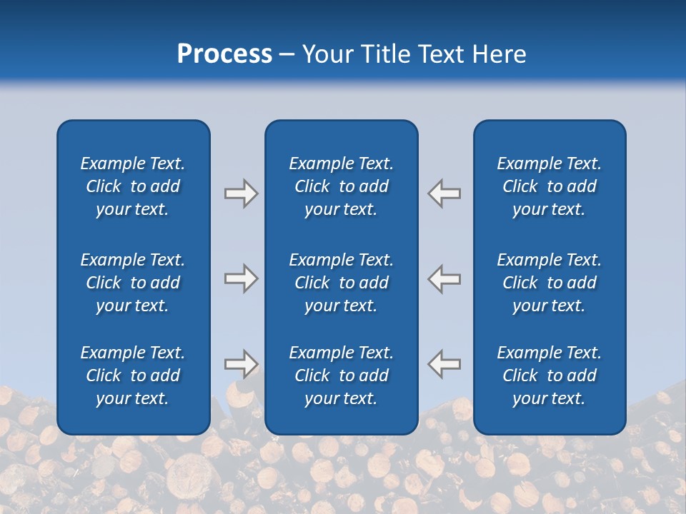 Green Hoop Pine Lumber PowerPoint Template