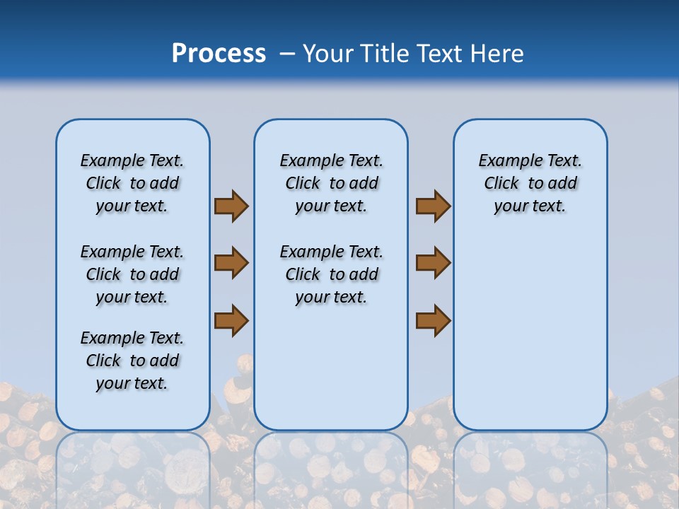 Green Hoop Pine Lumber PowerPoint Template