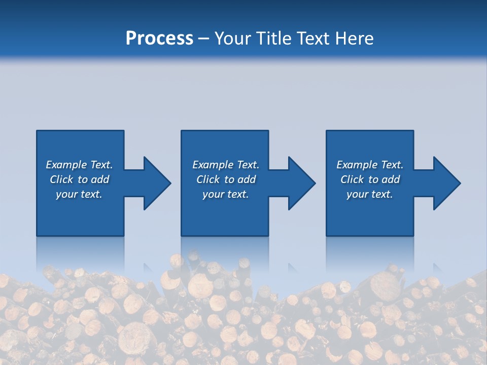 Green Hoop Pine Lumber PowerPoint Template