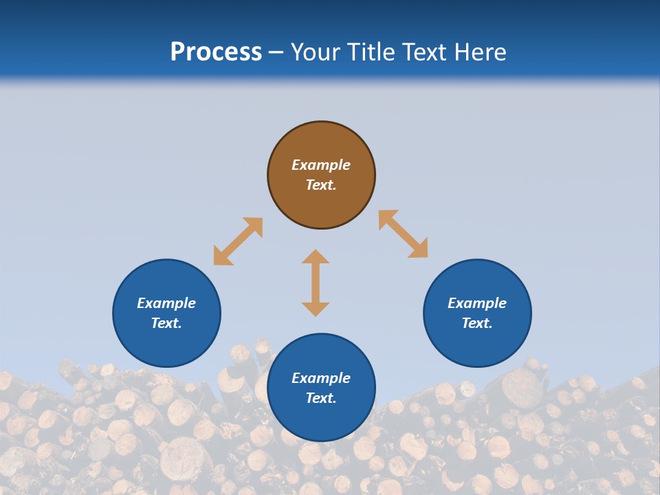 Green Hoop Pine Lumber PowerPoint Template