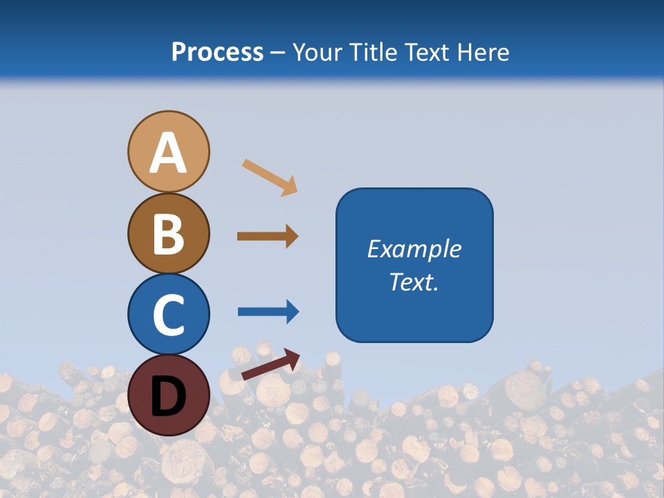 Green Hoop Pine Lumber PowerPoint Template