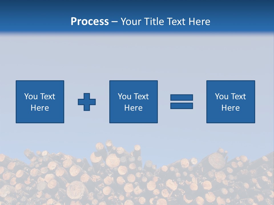 Green Hoop Pine Lumber PowerPoint Template