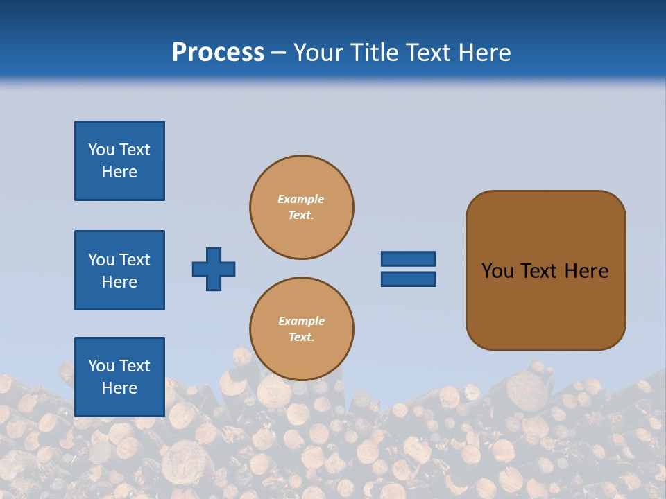 Green Hoop Pine Lumber PowerPoint Template