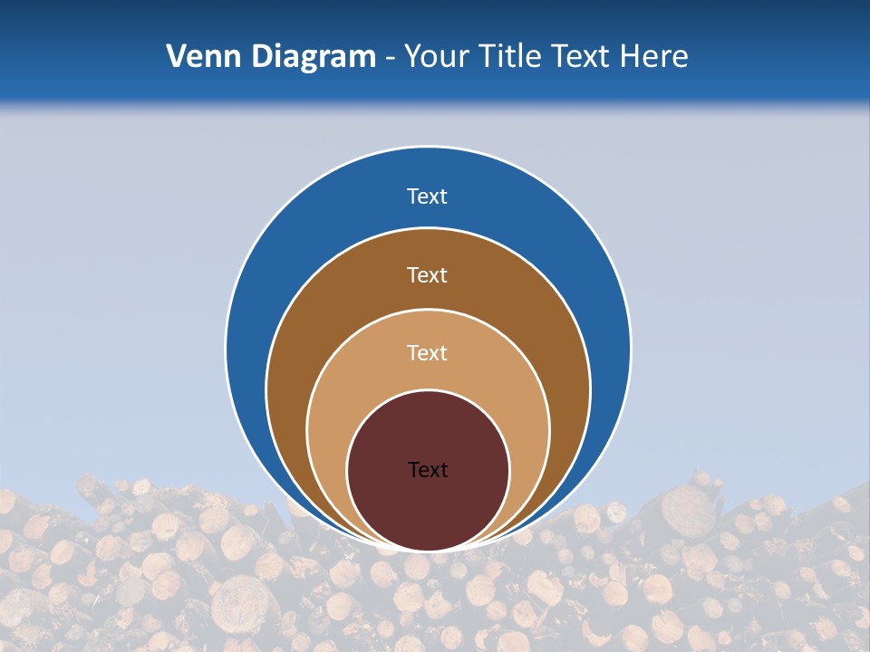 Green Hoop Pine Lumber PowerPoint Template