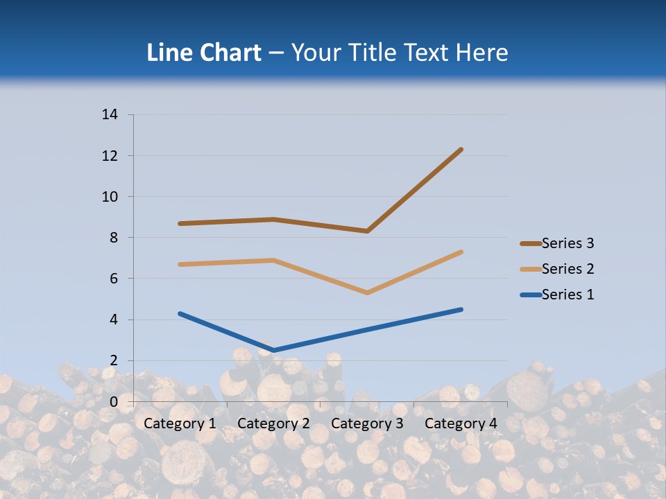 Green Hoop Pine Lumber PowerPoint Template